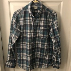 JCrew Slim-Fit Plaid Button Down, Sz M